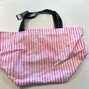 Scout weekender travel beach bag, Pink and white striped